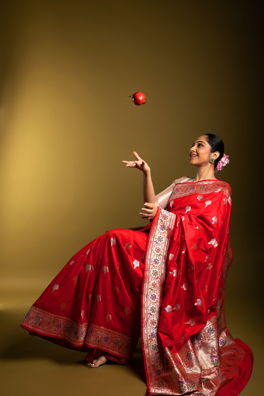 Red Silk Saree